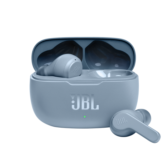 JBL Wave 200TWS - Blue - True Wireless Earbuds - Hero